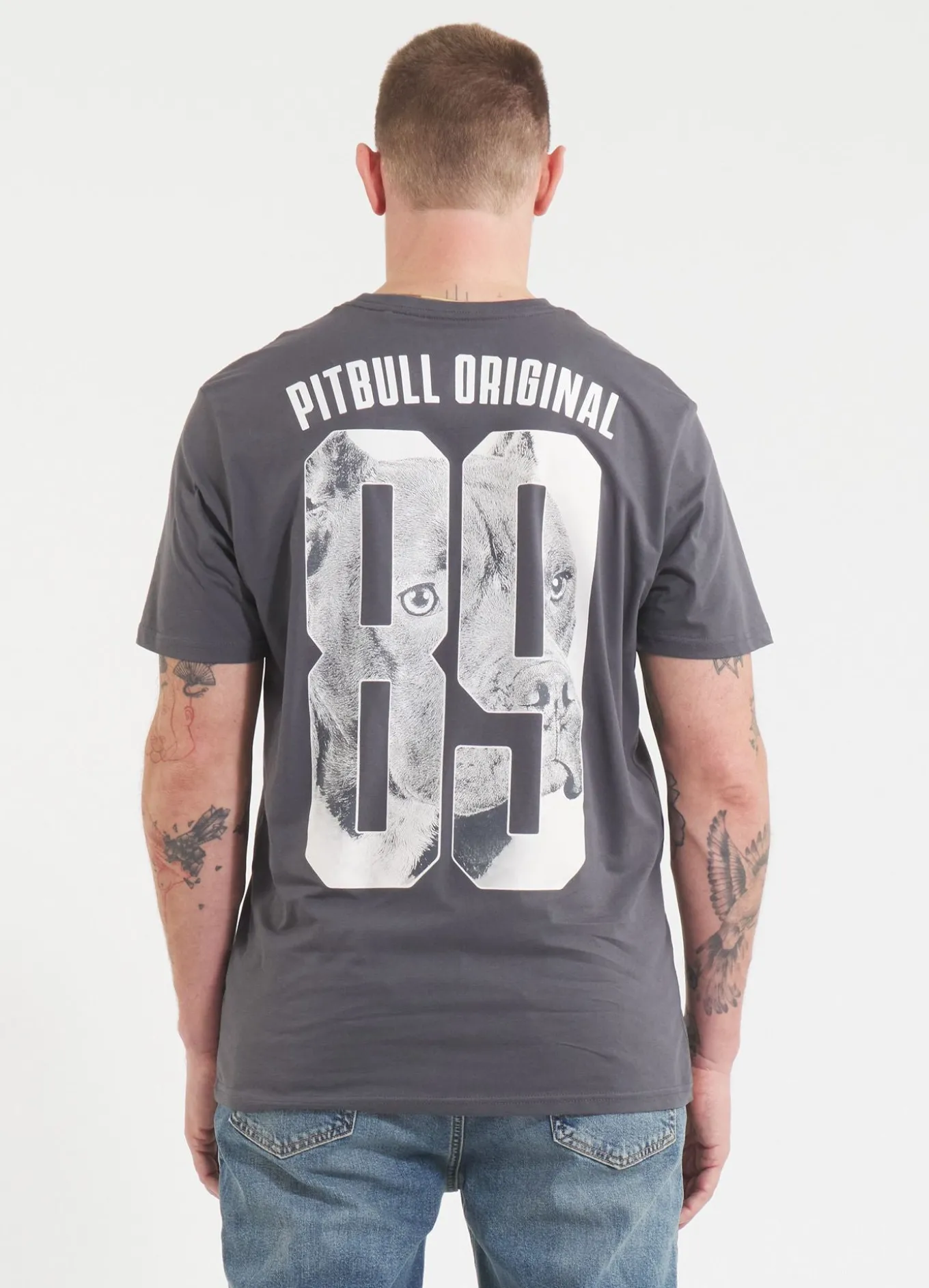 Men's T-Shirt EIGHTY NINE DOG - Graphite