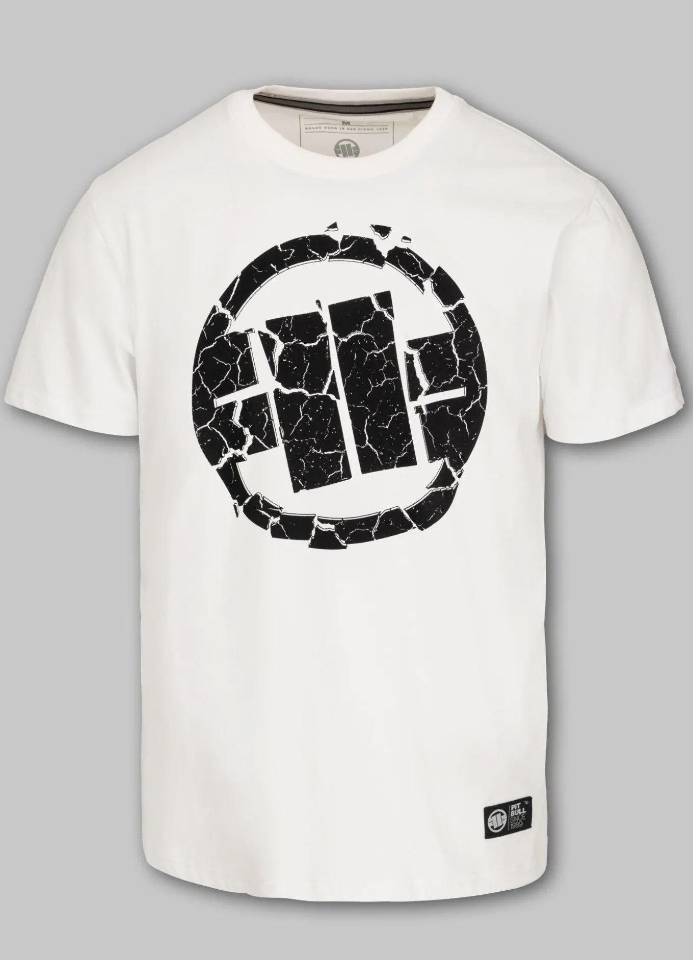 Men's T-Shirt Garment Washed SCRATCH - Offwhite