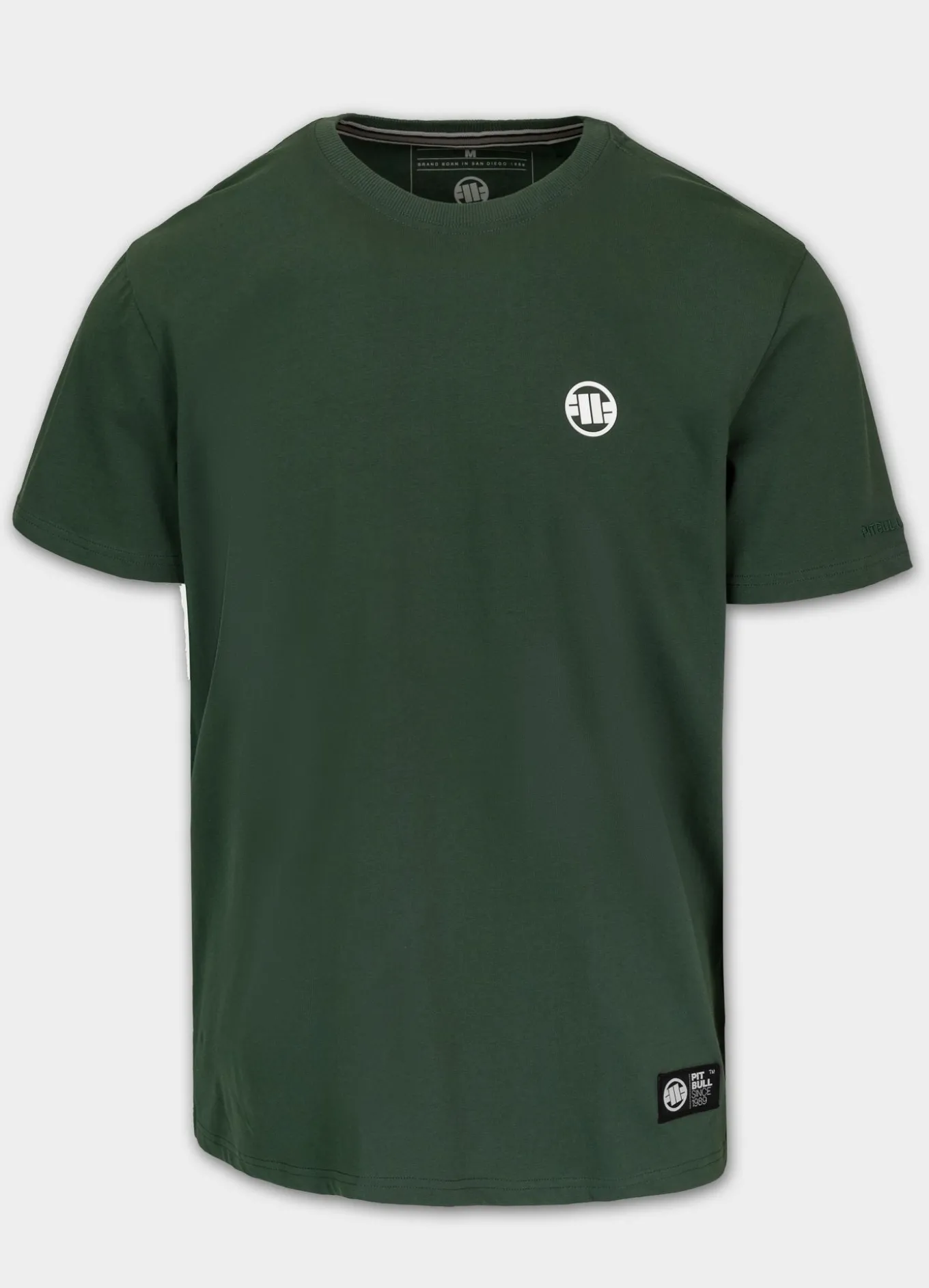 Men's T-Shirt Garment Washed SMALL LOGO - Olive