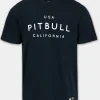 Men's T-Shirt Garment Washed USA CAL - Dark Navy