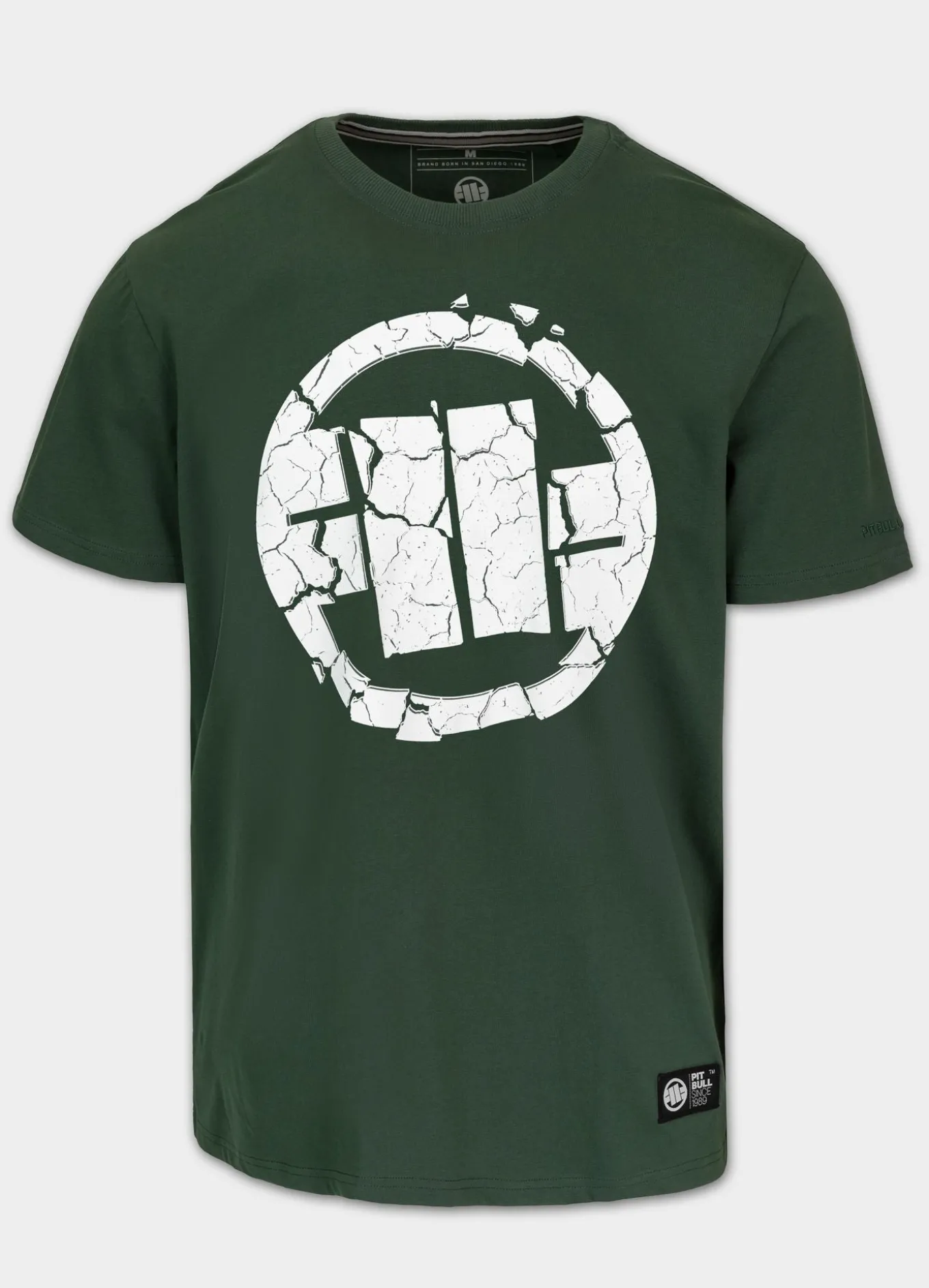 Men's T-Shirt Garment Washed SCRATCH - Green