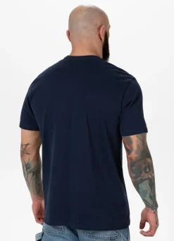 Men's T-Shirt Garment Washed USA CAL - Dark Navy