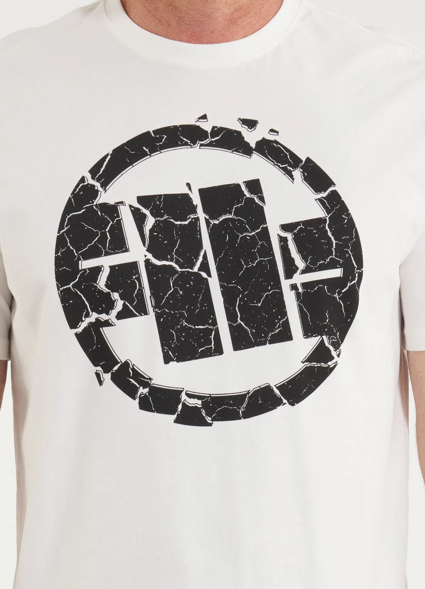 Men's T-Shirt Garment Washed SCRATCH - Offwhite