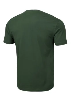Men's T-Shirt Garment Washed USA CAL - Dark green