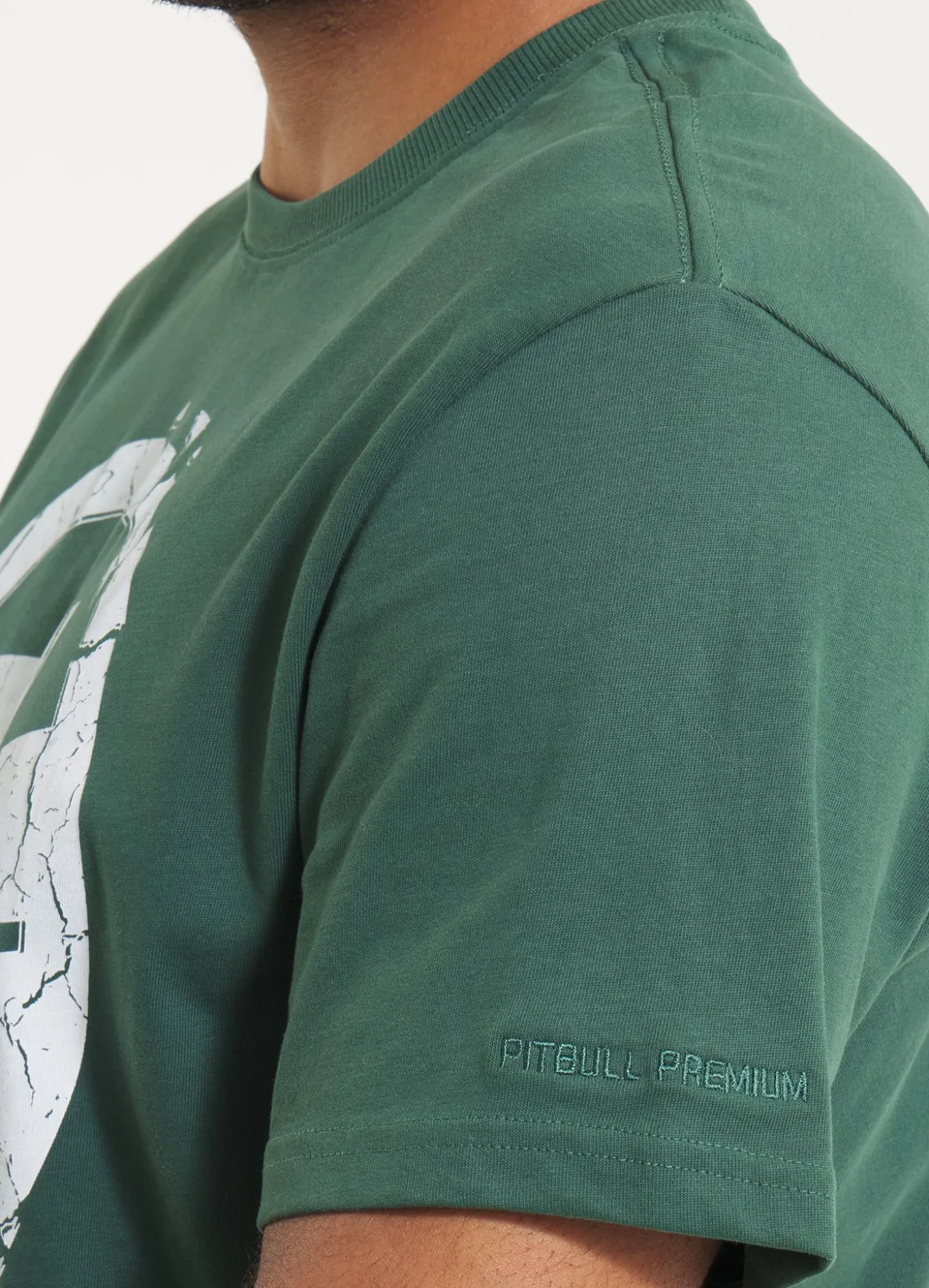 Men's T-Shirt Garment Washed SCRATCH - Green