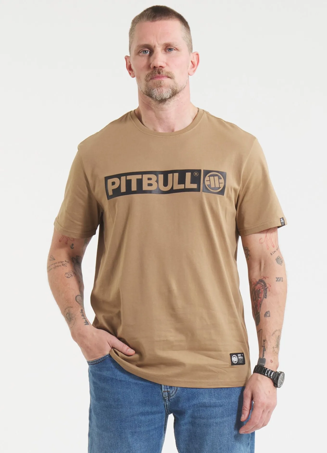 Men's T-Shirt HILLTOP - Coyote brown