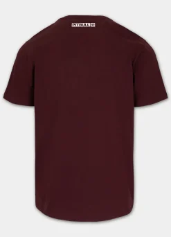 Men's T-Shirt HILLTOP - Dark burgundy