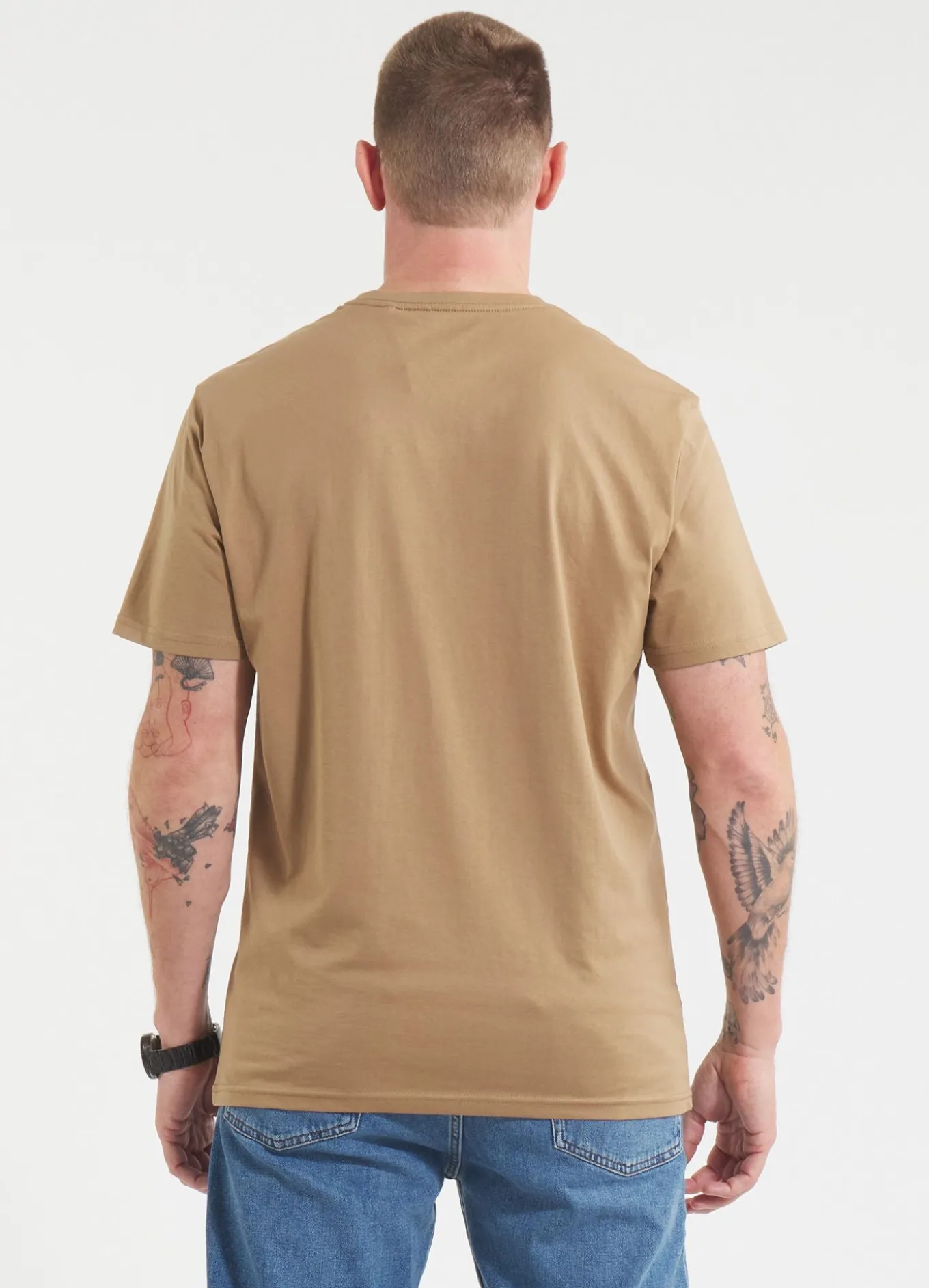 Men's T-Shirt NO LOGO - Coyote brown