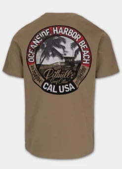 Men's T-Shirt OCEANSIDE - Dark sand
