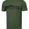 Men's T-Shirt Slim Fit Classic Boxing - Olive