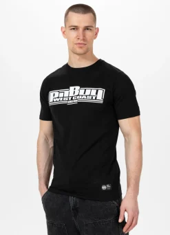 Men's T-Shirt Slim Fit Classic Boxing - Black