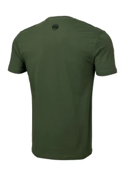 Men's T-Shirt Slim Fit Classic Boxing - Olive