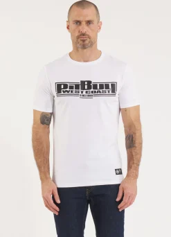 Men's T-Shirt Slim Fit Classic Boxing - White