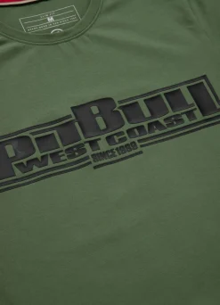Men's T-Shirt Slim Fit Classic Boxing - Olive