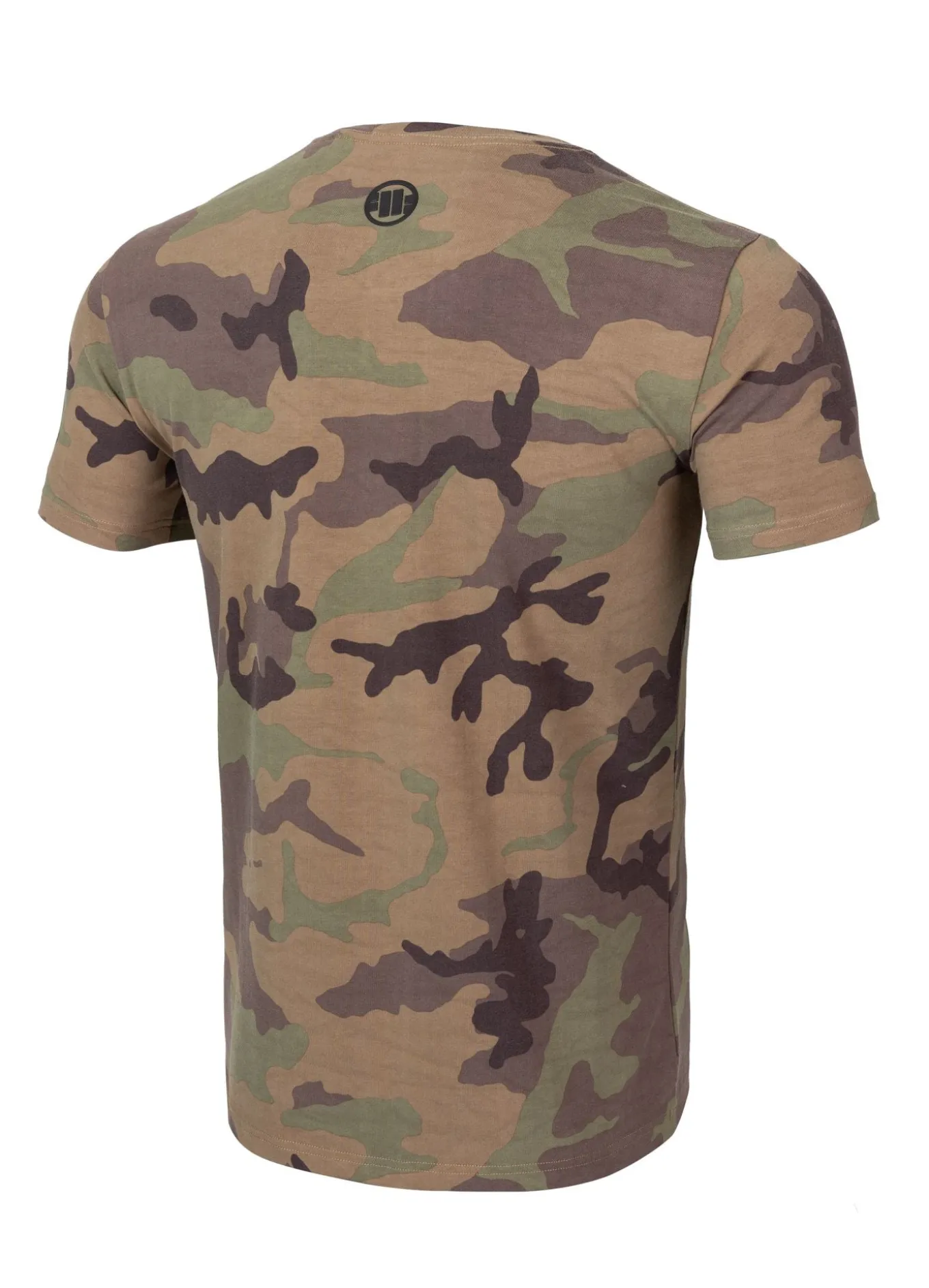 Men's T-Shirt Slim Fit Classic Boxing - Woodland Camo