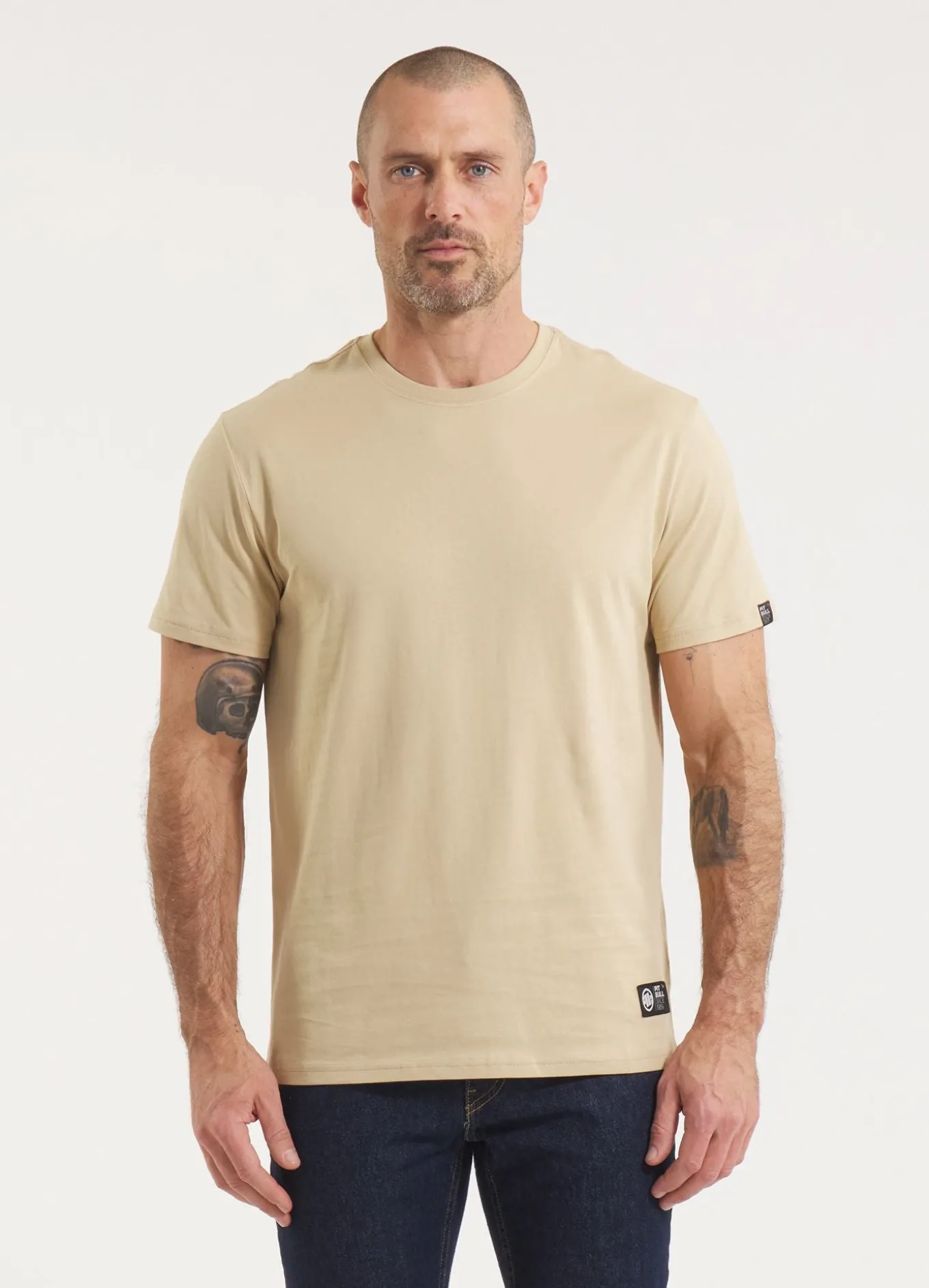 Men's T-Shirt Slim Fit NO LOGO - Sand