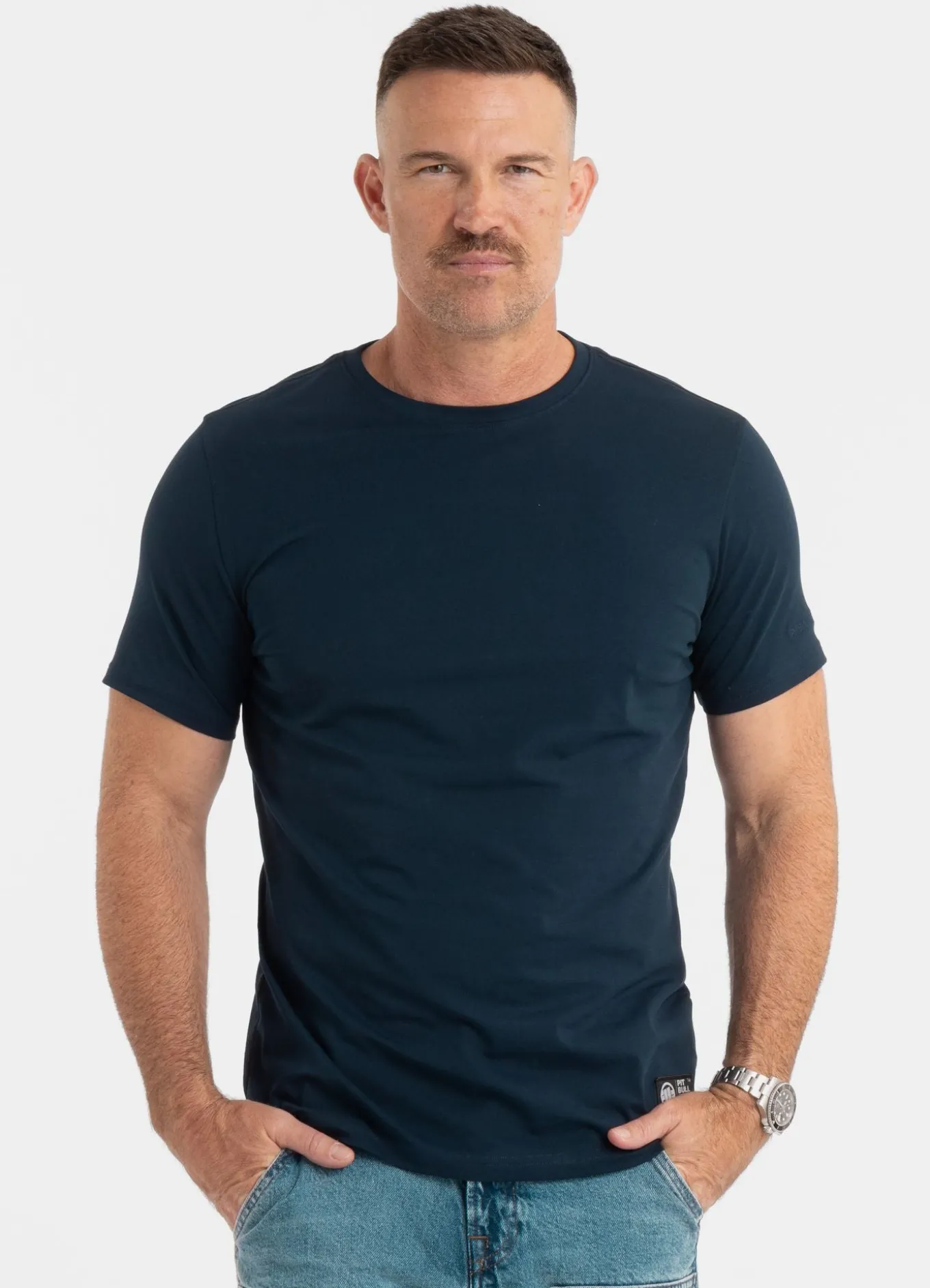 Men's T-Shirt Slim Fit NO LOGO - Navy