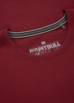 Men's T-Shirt SMALL LOGO - Burgundy
