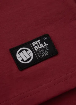 Men's T-Shirt SMALL LOGO - Burgundy