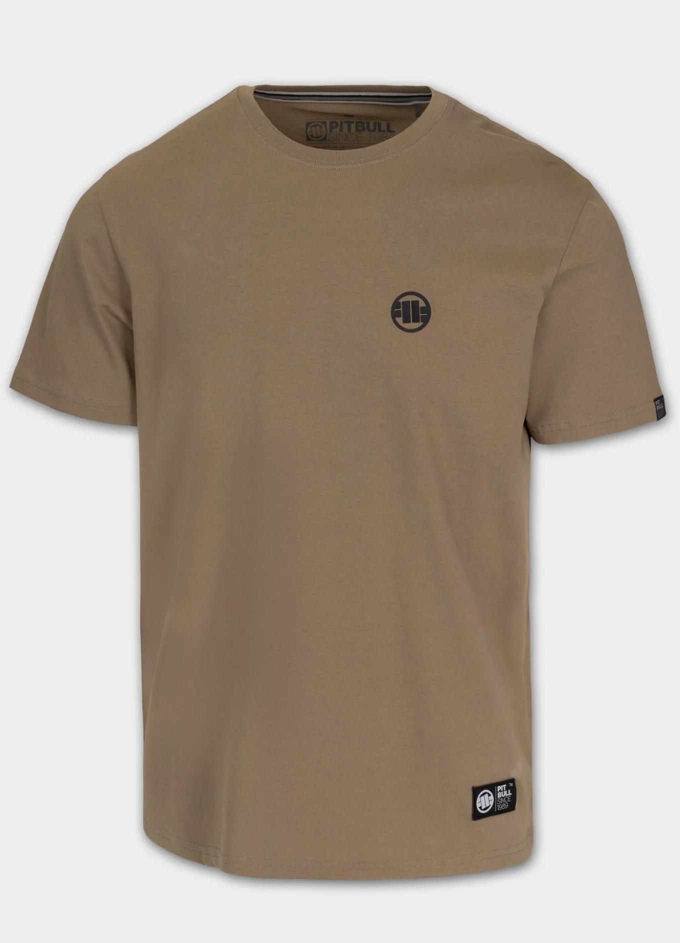 Men's T-Shirt SMALL LOGO - Dark sand