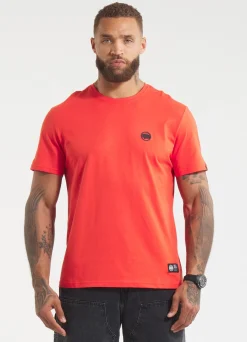 Men's T-Shirt SMALL LOGO - Flame red
