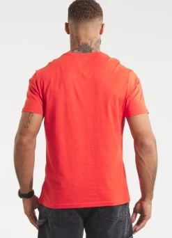 Men's T-Shirt SMALL LOGO - Flame red