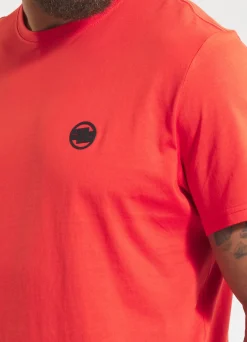 Men's T-Shirt SMALL LOGO - Flame red