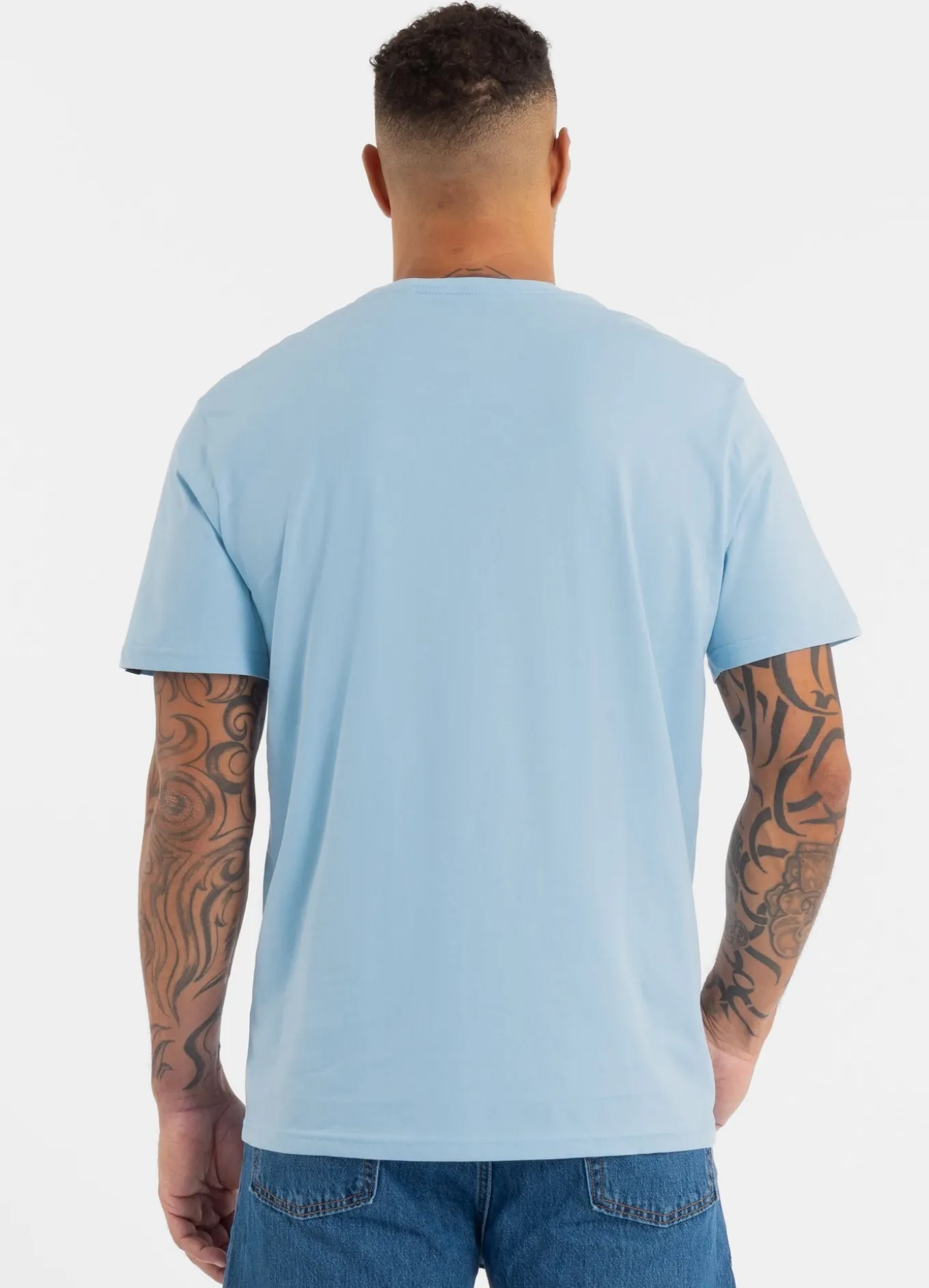 Men's T-Shirt SMALL LOGO - Light blue