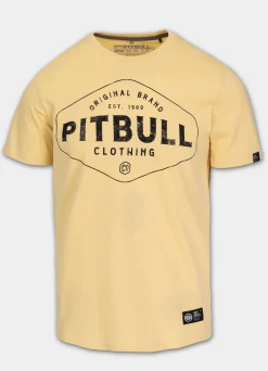 Men's T-Shirt Ultra Light PITBULL CO. - Yellow