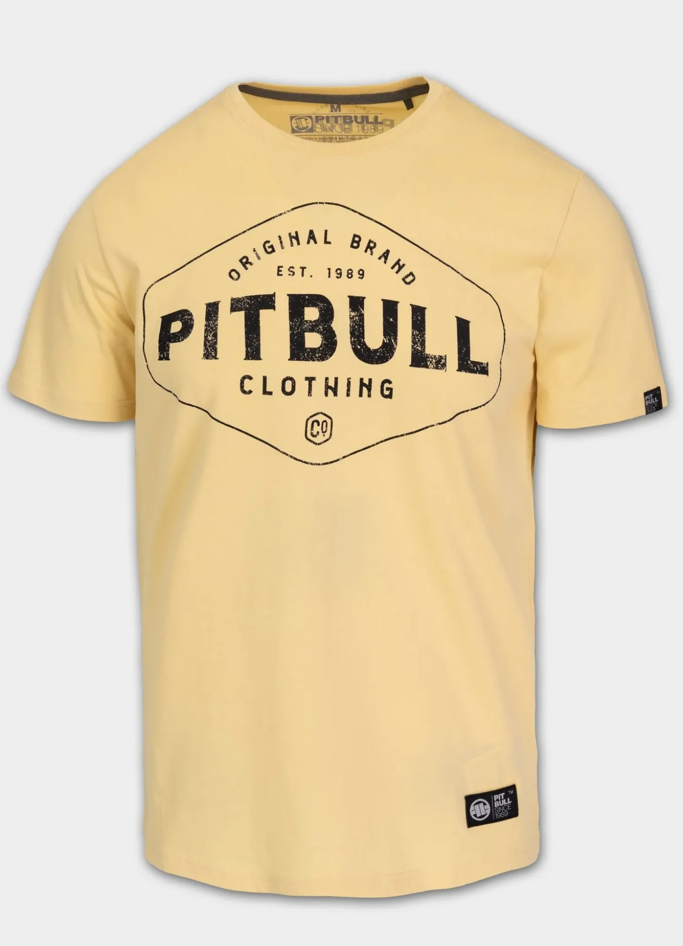 Men's T-Shirt Ultra Light PITBULL CO. - Yellow