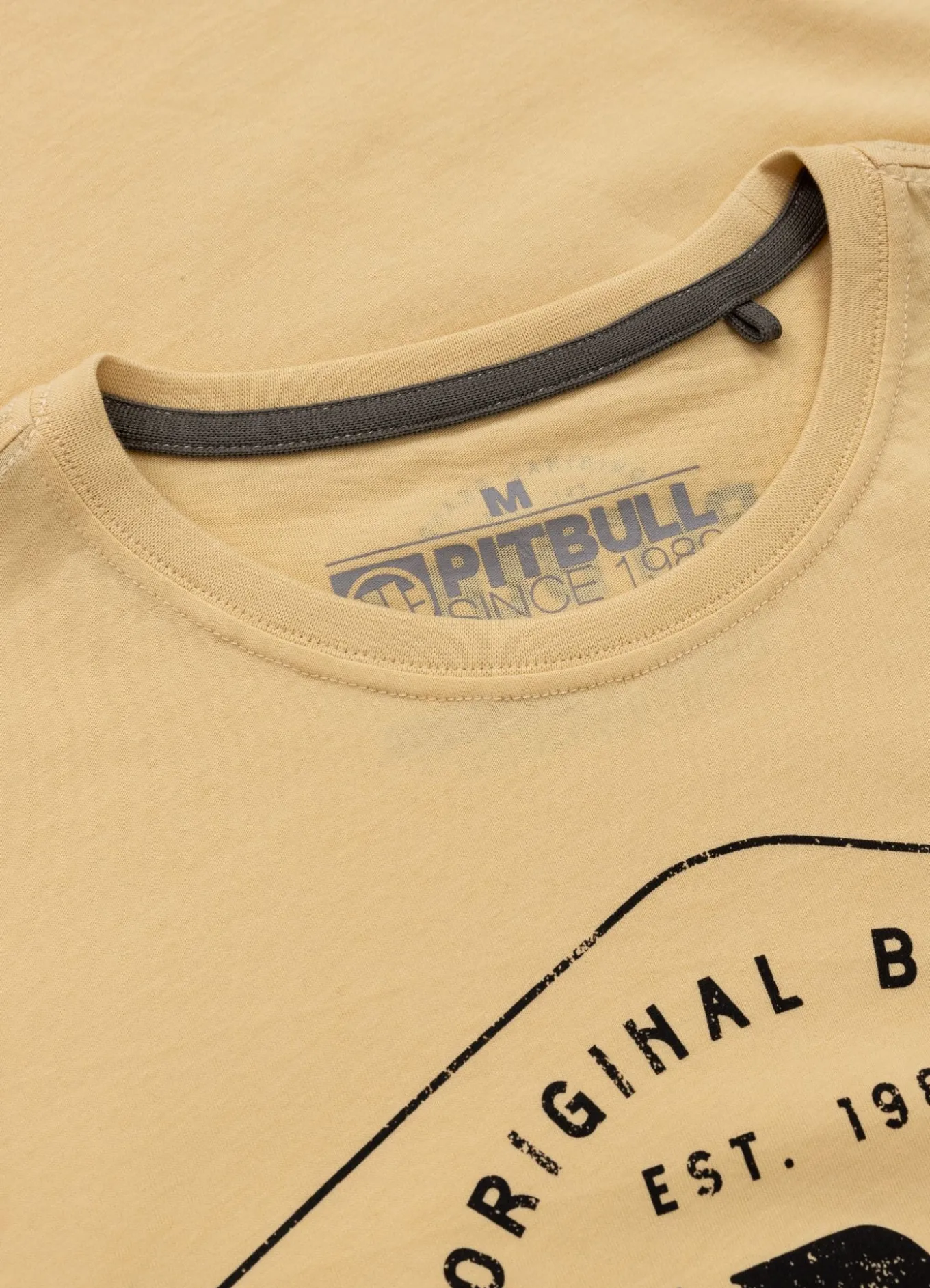 Men's T-Shirt Ultra Light PITBULL CO. - Yellow