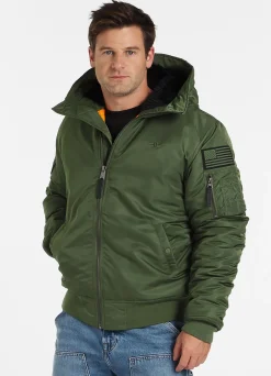 Men's winter hooded jacket Encino