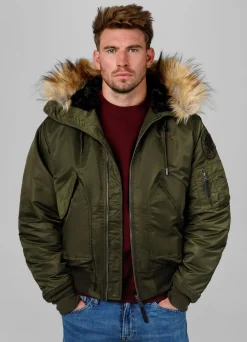 Men's winter hooded jacket Harvest