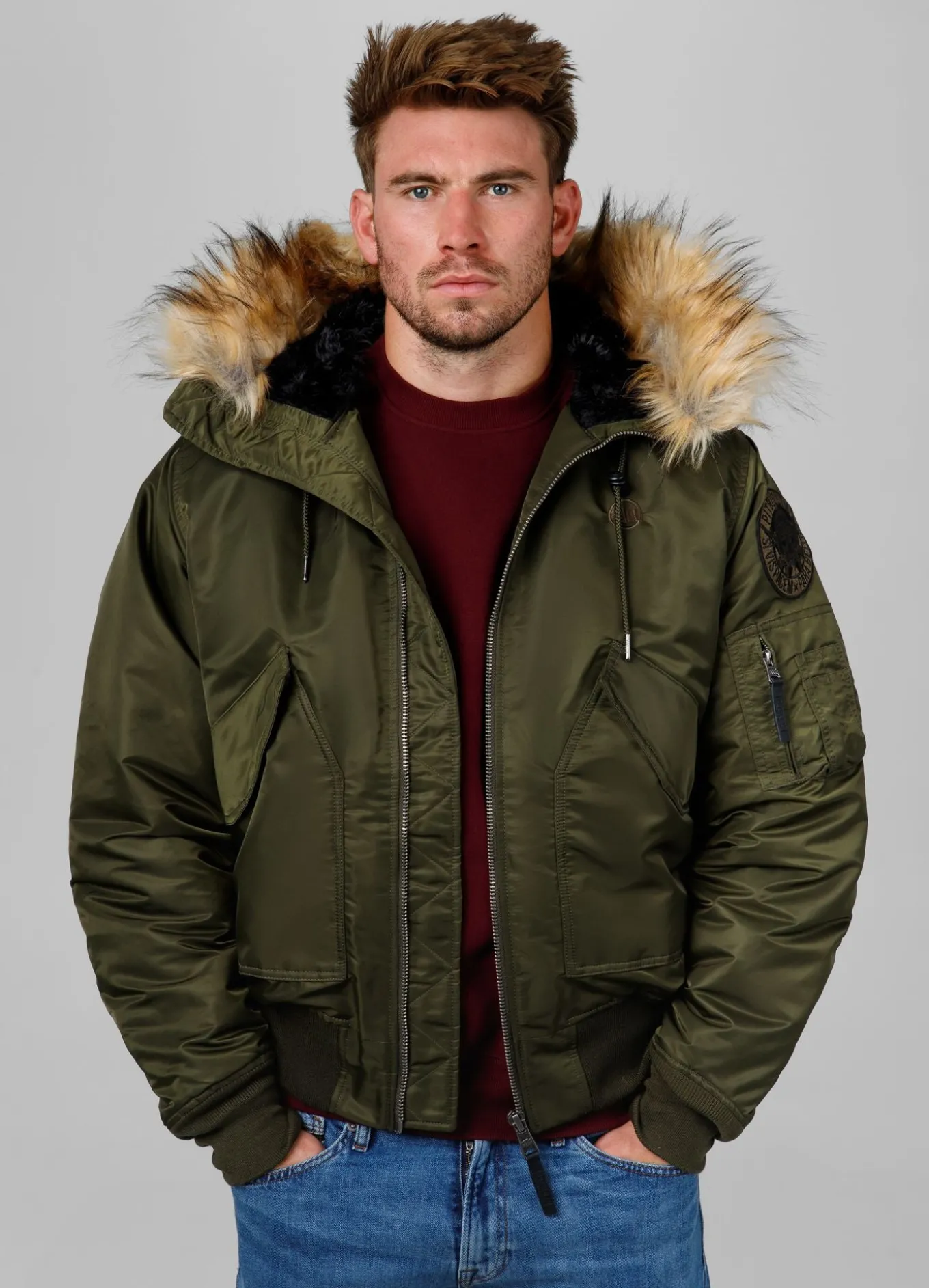 Men's winter hooded jacket Harvest