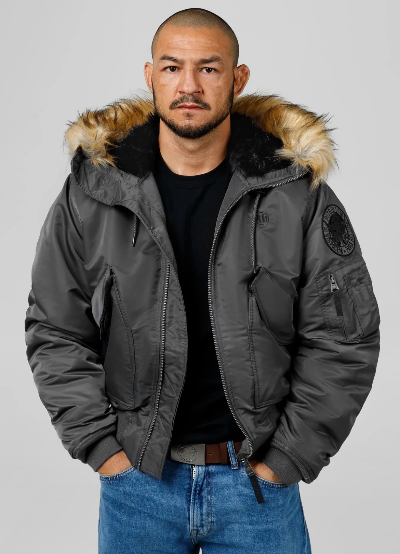 Men's winter hooded jacket Harvest