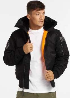 Men's winter hooded jacket Encino