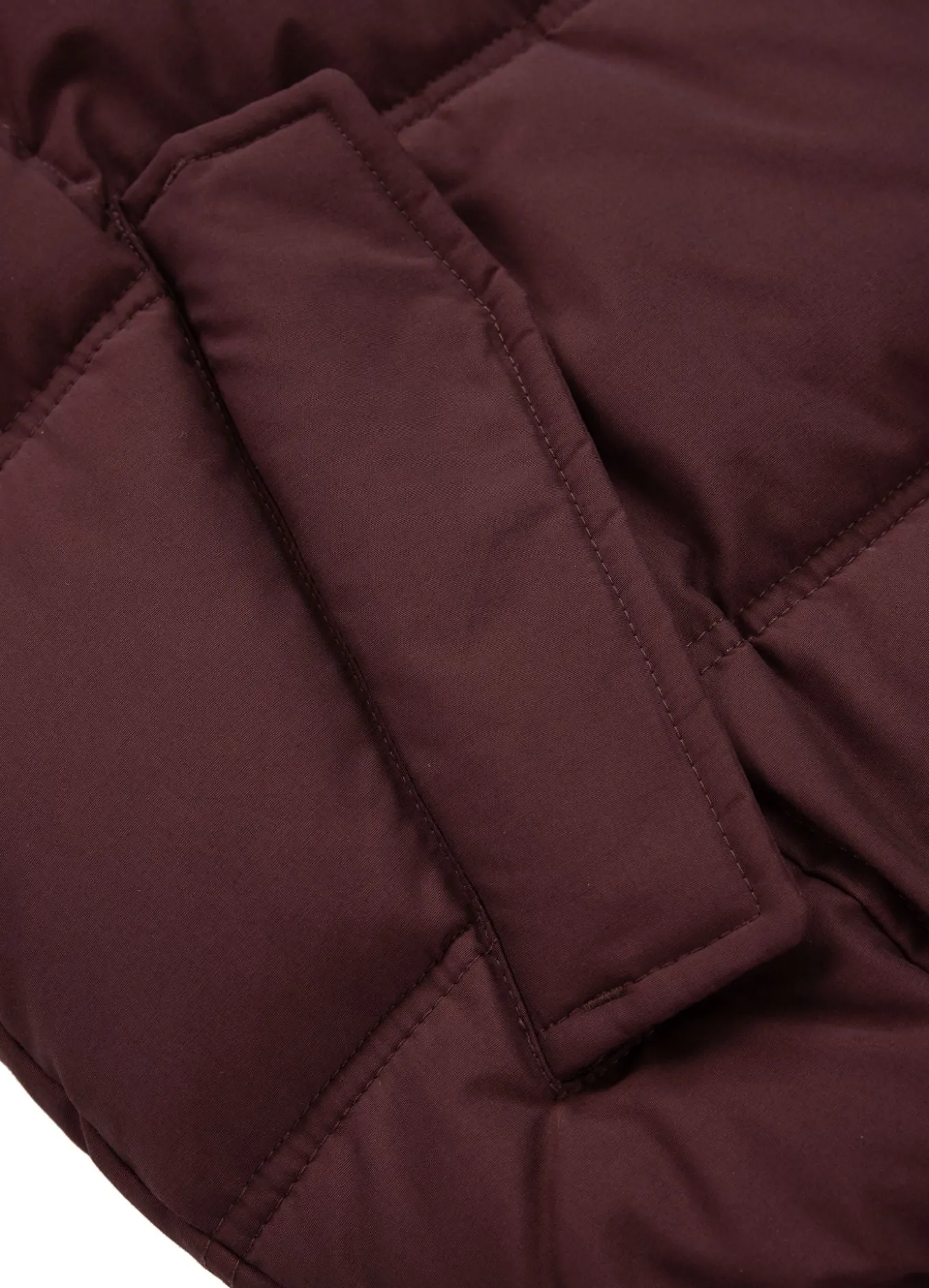 Men's winter hooded jacket Burnt