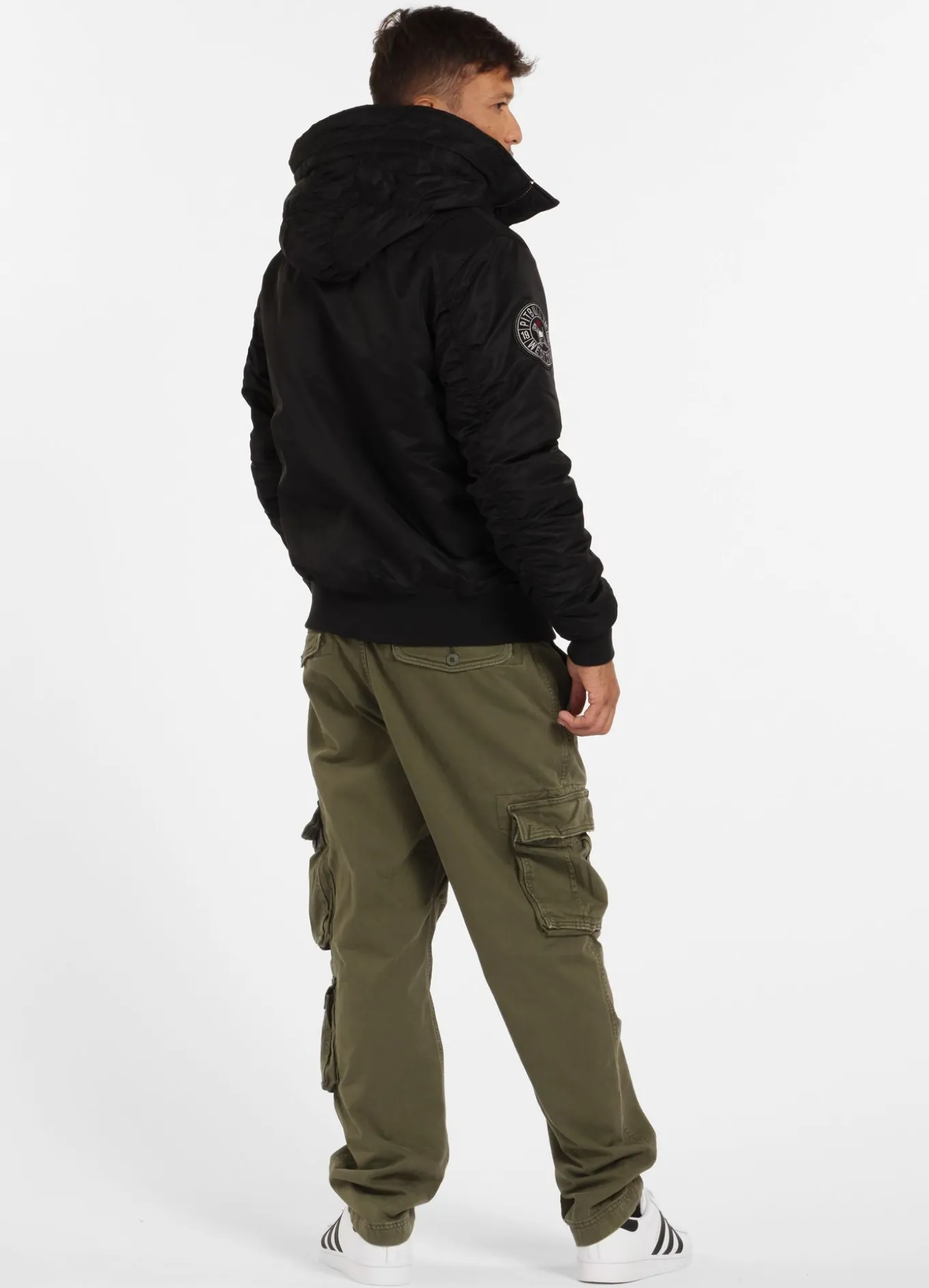Men's winter hooded jacket Encino