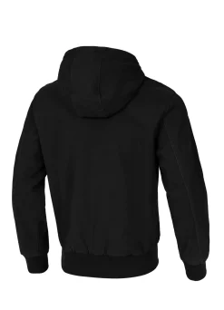 Men's winter hooded jacket Crimson