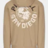Men's Zip-up hoodie DOG SD - Light Sand