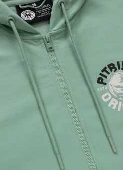 Men's Zip-up hoodie DOG SD - Mint