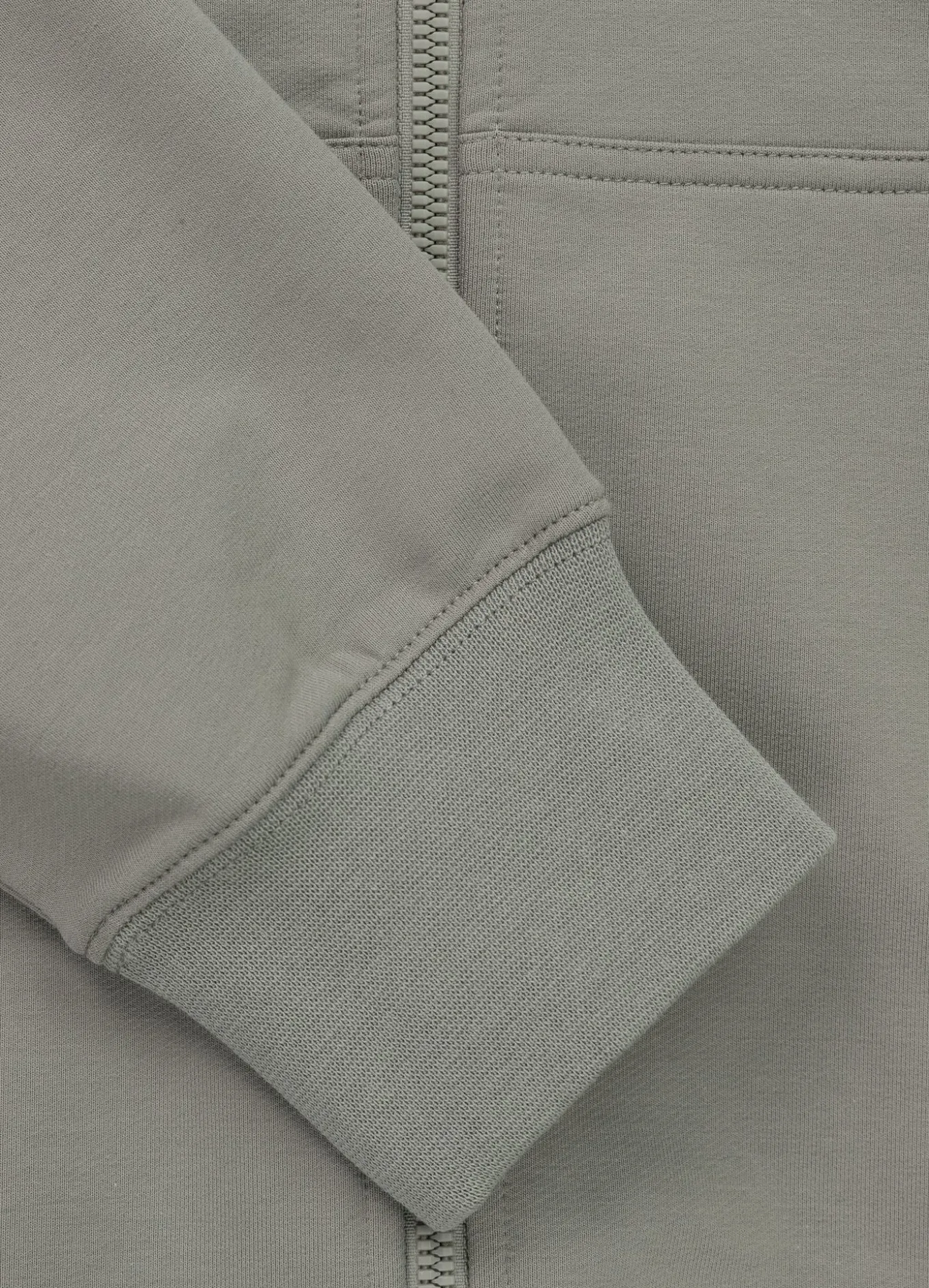 Men's Zip-up hoodie DOG SD - Dusty Salvia