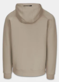 Men's Zip-up hoodie DOGWOOD - Dark sand