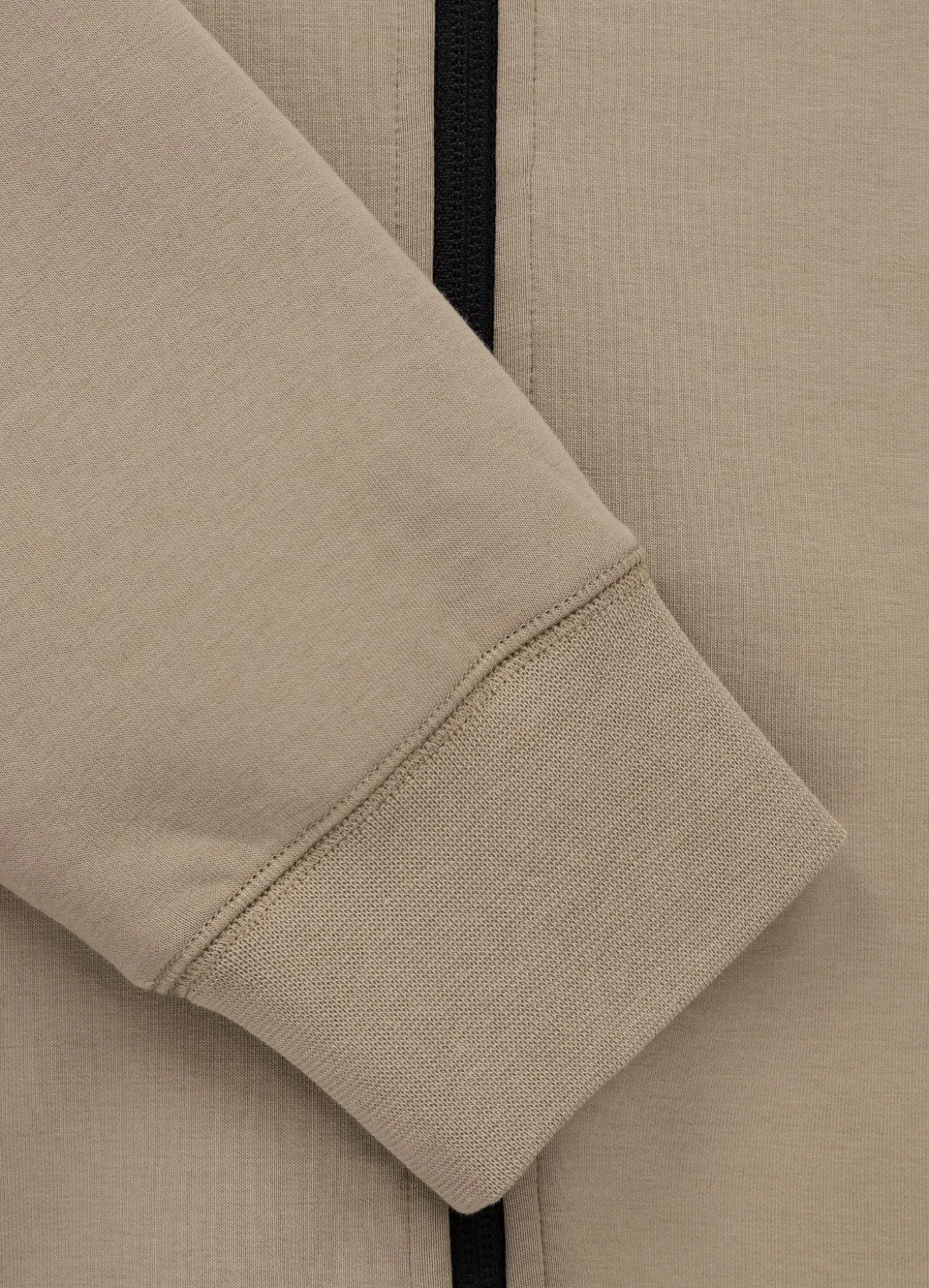 Men's Zip-up hoodie DOGWOOD - Dark sand