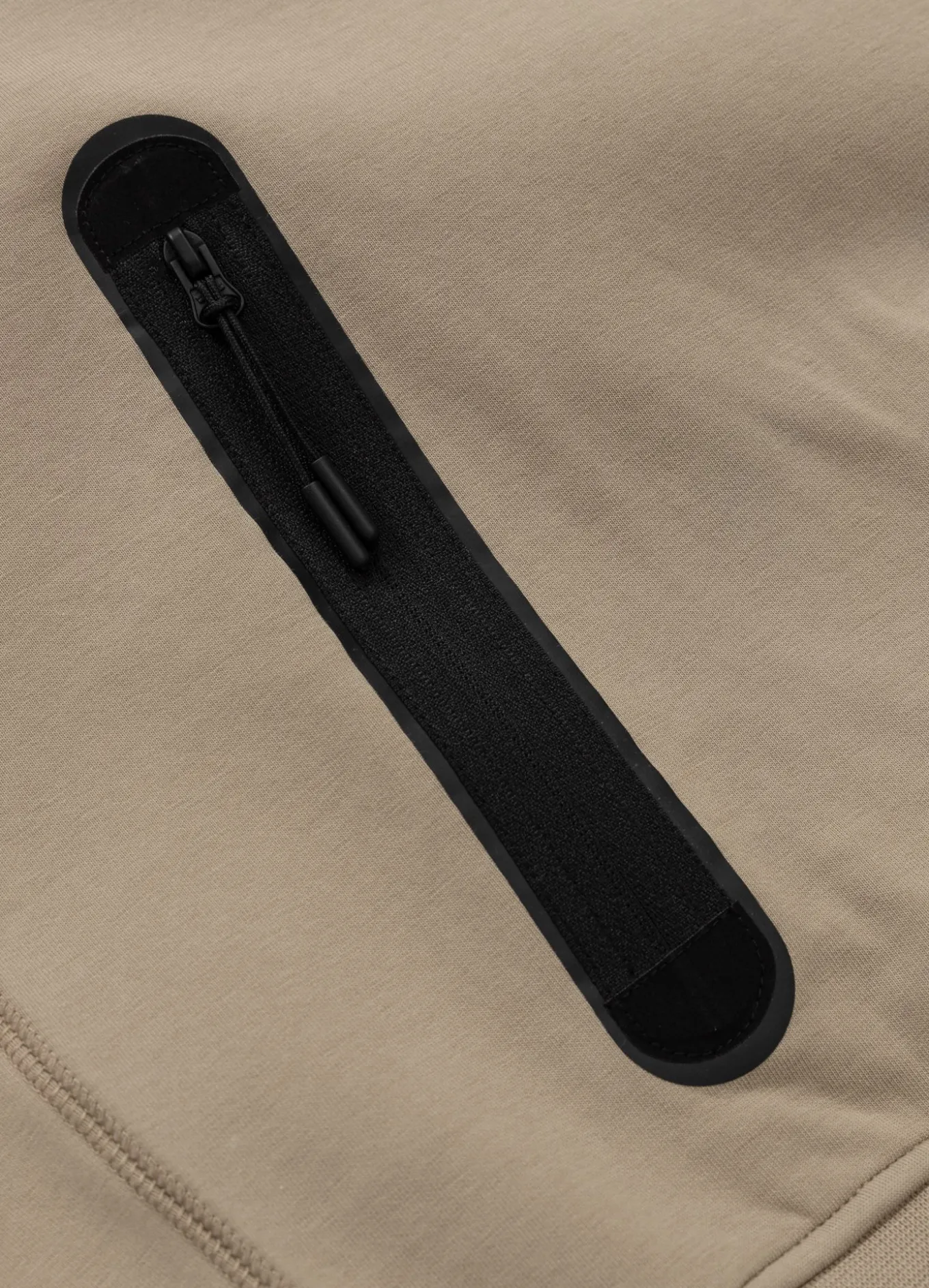Men's Zip-up hoodie DOGWOOD - Dark sand
