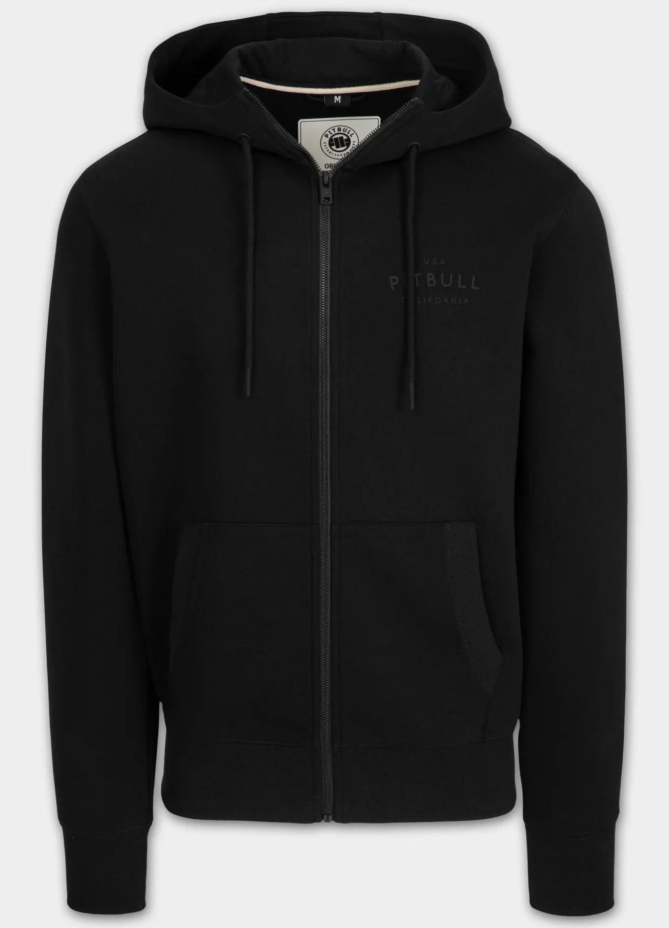 Men's Zip-up hoodie SAMPSON - Black