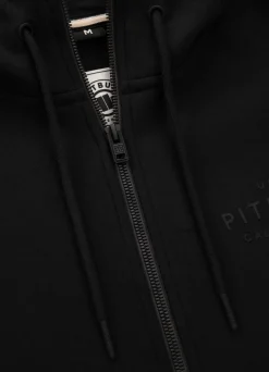 Men's Zip-up hoodie SAMPSON - Black