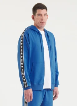 Men's Zip-up hoodie TAPE NUGGET - Electric blue