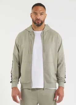 Men's Zip-up hoodie TAPE NUGGET - Dusty Salvia