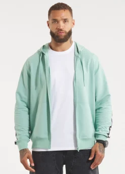 Men's Zip-up hoodie TAPE NUGGET - Light mint